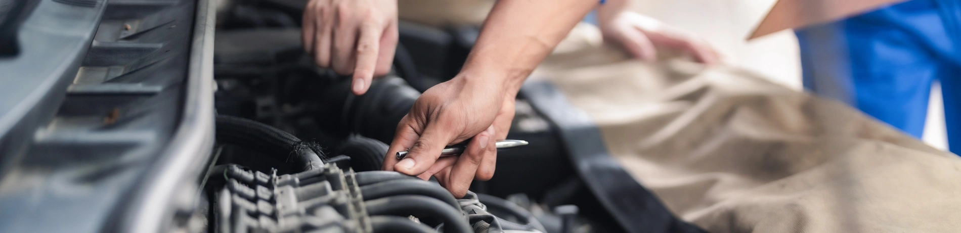 Reparatur eines Autos
