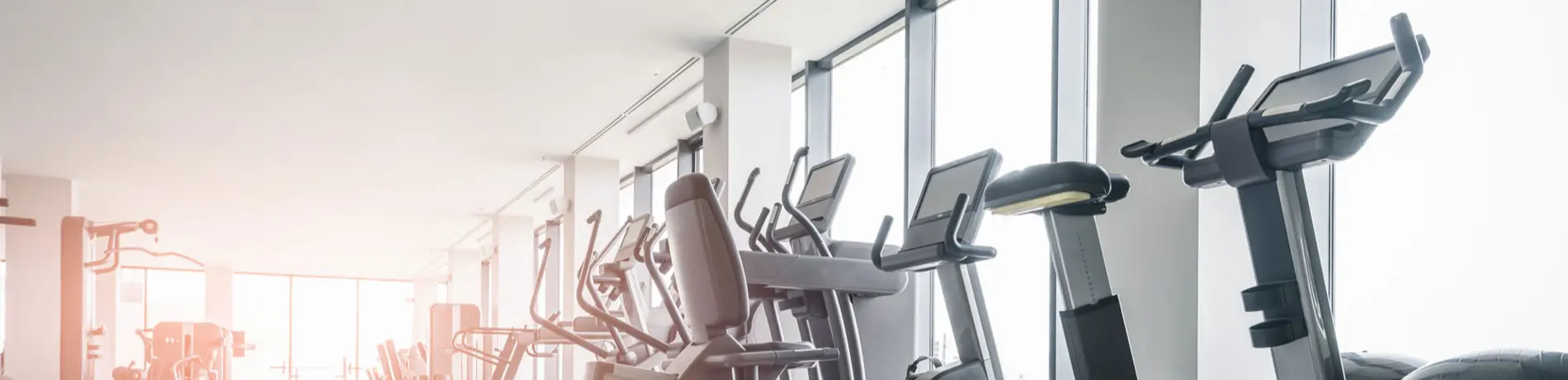 Empty modern gym