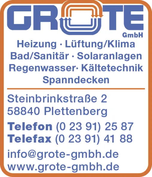 Galerie-Bild 5: Grote GmbH aus Plettenberg von Grote GmbH , Heizung - Sanitär - Lüftung