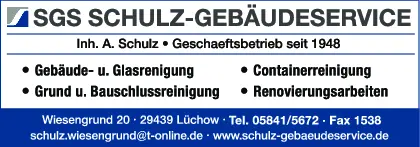 Galerie-Bild 1: SGS-Schulz Gebäudeservice aus Lüchow (Wendland) von SGS Schulz-Gebäudeservice 