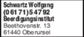 Bild von: Beerdigungsinstitut Schwartz Inh. Zahradnik Marc 