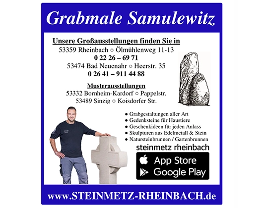 Galerie-Bild 12: Heinz Samulewitz & Söhne GmbH aus Rheinbach von Heinz Samulewitz & Söhne GmbH , Grabmale & Steinmetz-Kunst