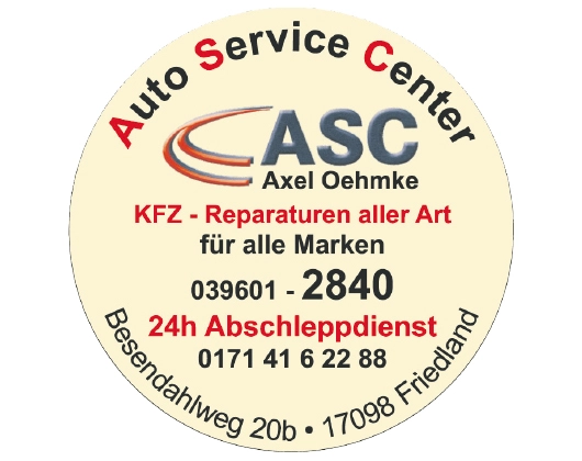 Galerie-Bild 1: Axel Oehmke aus Friedland von ASC - Auto Service Center, Axel Oehmke, Autoreparaturen