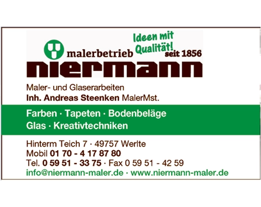 Galerie-Bild 1: Malerbetrieb Niermann . aus Werlte von Niermann Malerbetrieb