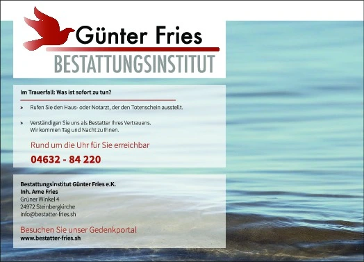 Galerie-Bild 1: Bestattungsinstitut Günter Fries von Fries Günter 