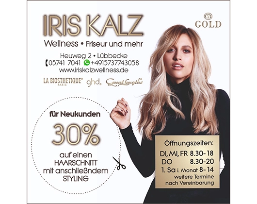 Galerie-Bild 1: Iris Kalz aus Lübbecke von Kalz, Iris, Friseur Kosmetik Fußpflege