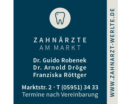 Galerie-Bild 1: Dr. med. dent. Robenek u. aus Werlte von Dr. med. dent. Robenek u. Dr. med. dent. Arnold Dröge Zahnärzte