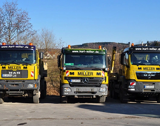 Galerie-Bild 5: Ziemetshausen-Miller-Karl-Fuhrpark von Karl Miller GmbH , Erdbewegungen Fuhr- u. Abbrucharbeiten Bauschuttrecycling