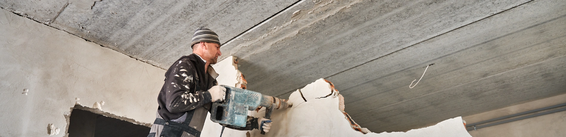 Baustelle, Trockenbau, Umbruch, Bauarbeiter