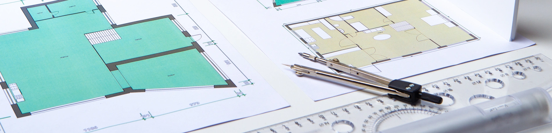 Bauplan, Sanierung, Skizze, Architekt